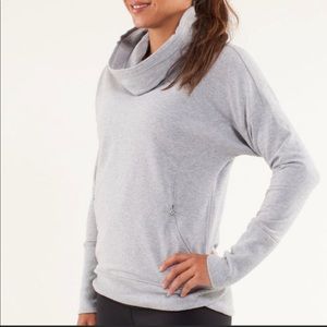 Gray Lululemon Turtleneck Sweatshirt